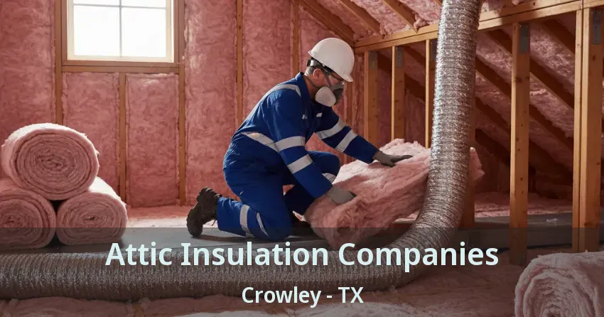 Attic Insulation Companies Crowley - TX