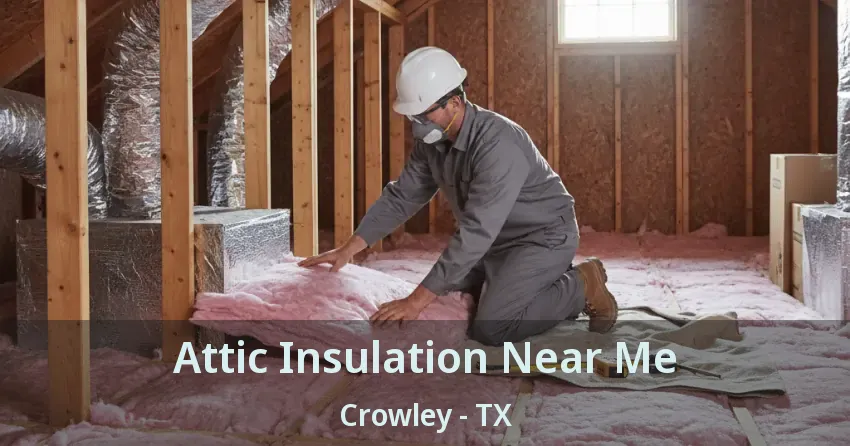 Attic Insulation Near Me Crowley - TX