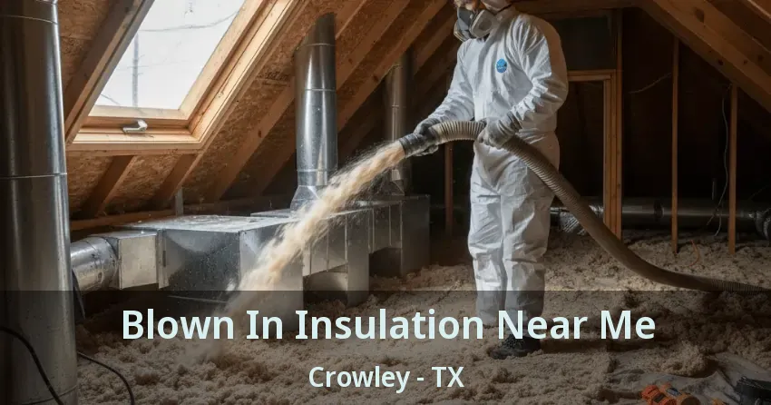 Blown In Insulation Near Me Crowley - TX