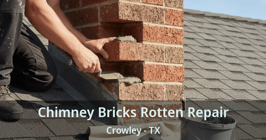 Chimney Bricks Rotten Repair Crowley - TX