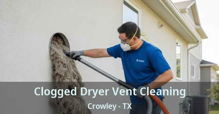 Clogged Dryer Vent Cleaning Crowley - TX Clogged Dryer Vent Cleaning Crowley - TX