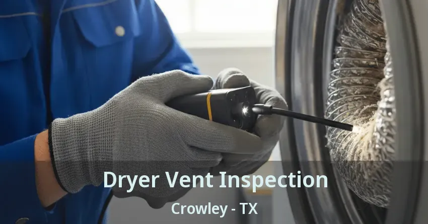 Dryer Vent Inspection Crowley - TX Dryer Vent Inspection Crowley - TX