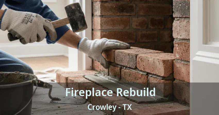 Fireplace Rebuild Crowley - TX