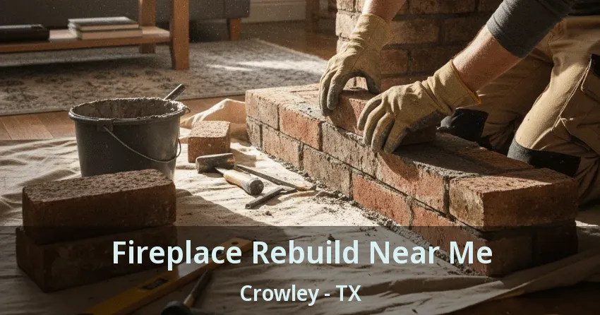 Fireplace Rebuild Near Me Crowley - TX