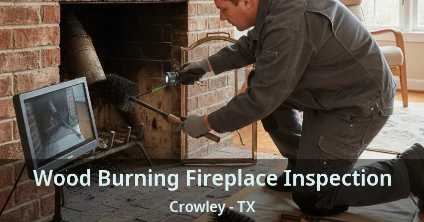 Wood Burning Fireplace Inspection Crowley - TX